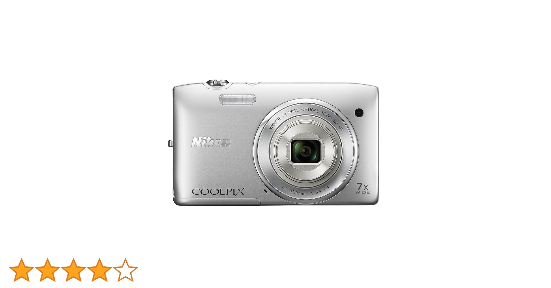 Nikon COOLPIX S3500 Compact Digital Camera 20.1 Megapixels 7